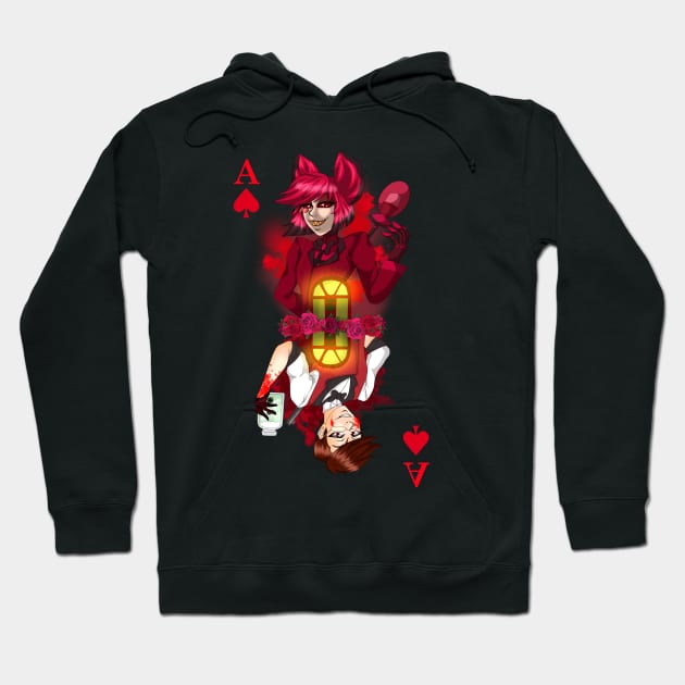 Ace Card UP Hoodie by McSueMe